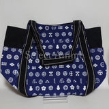 Date Masamune Eco Tote BAG Navy Sengoku Basara Bag [USED]