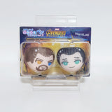 Thor Loki Avengers: Infinity War Omanjuu Niginigi Mascot Pair Vol.2 Ensky Shop Limited Key Ring [USED]