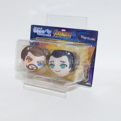 Avengers: Infinity War Thor Loki Omanjuu Niginigi Mascot Pair Vol.2 Ensky Shop Limited Keychains [USED]