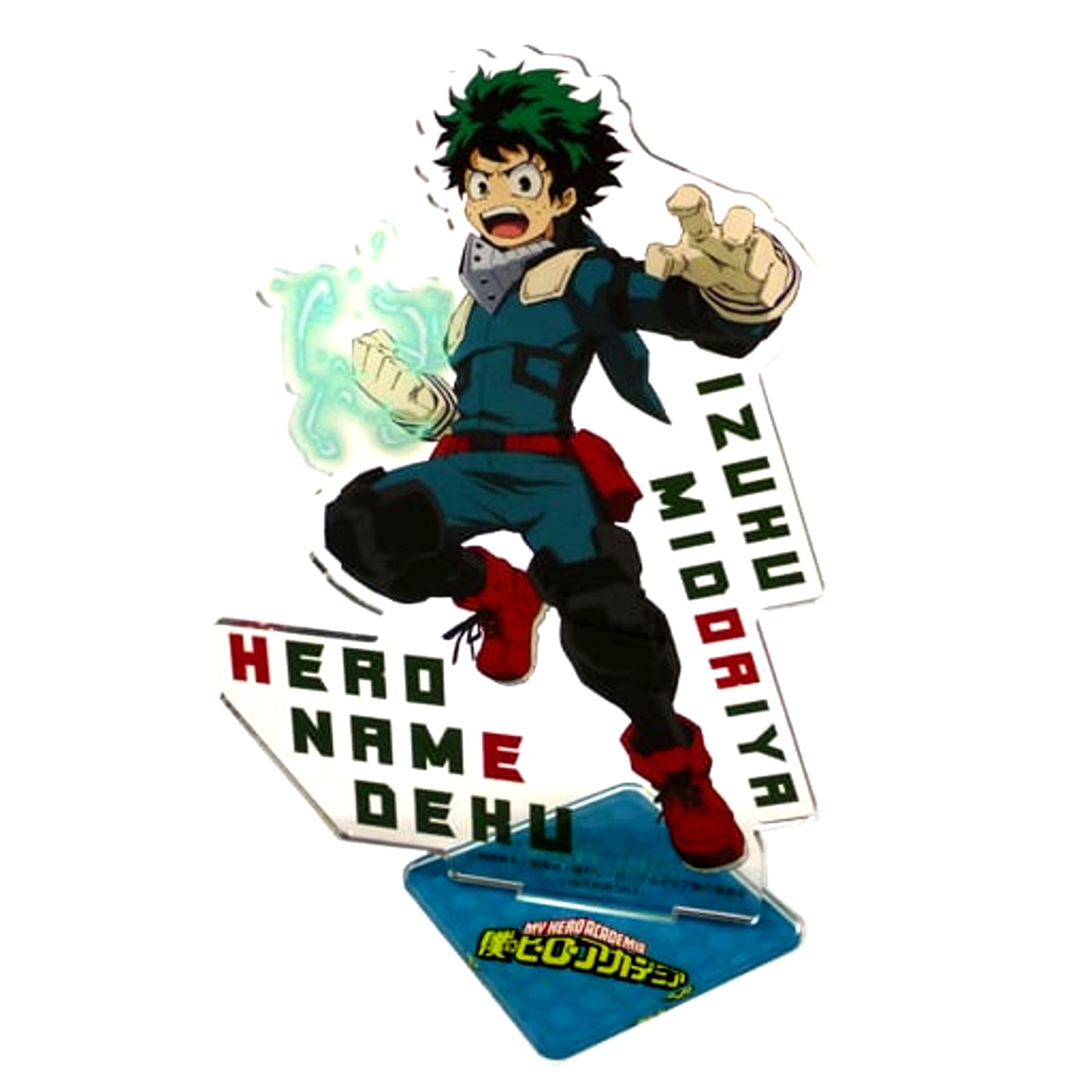 Izuku Midoriya Acrylic Figure My Hero Academia 1/8 Scale Painted Figure AmiAmi Purchase Bonus [USED]