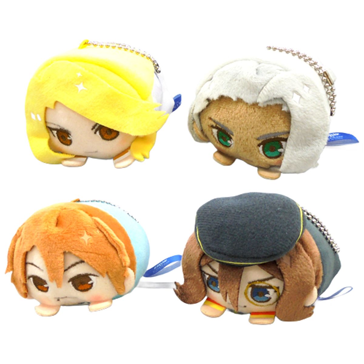 King of Prism by Prettyrhythm Hijiri Himuro & Others Mochikororin Plus 2 All 4 Types Set Keychains [USED][Pre-Order]