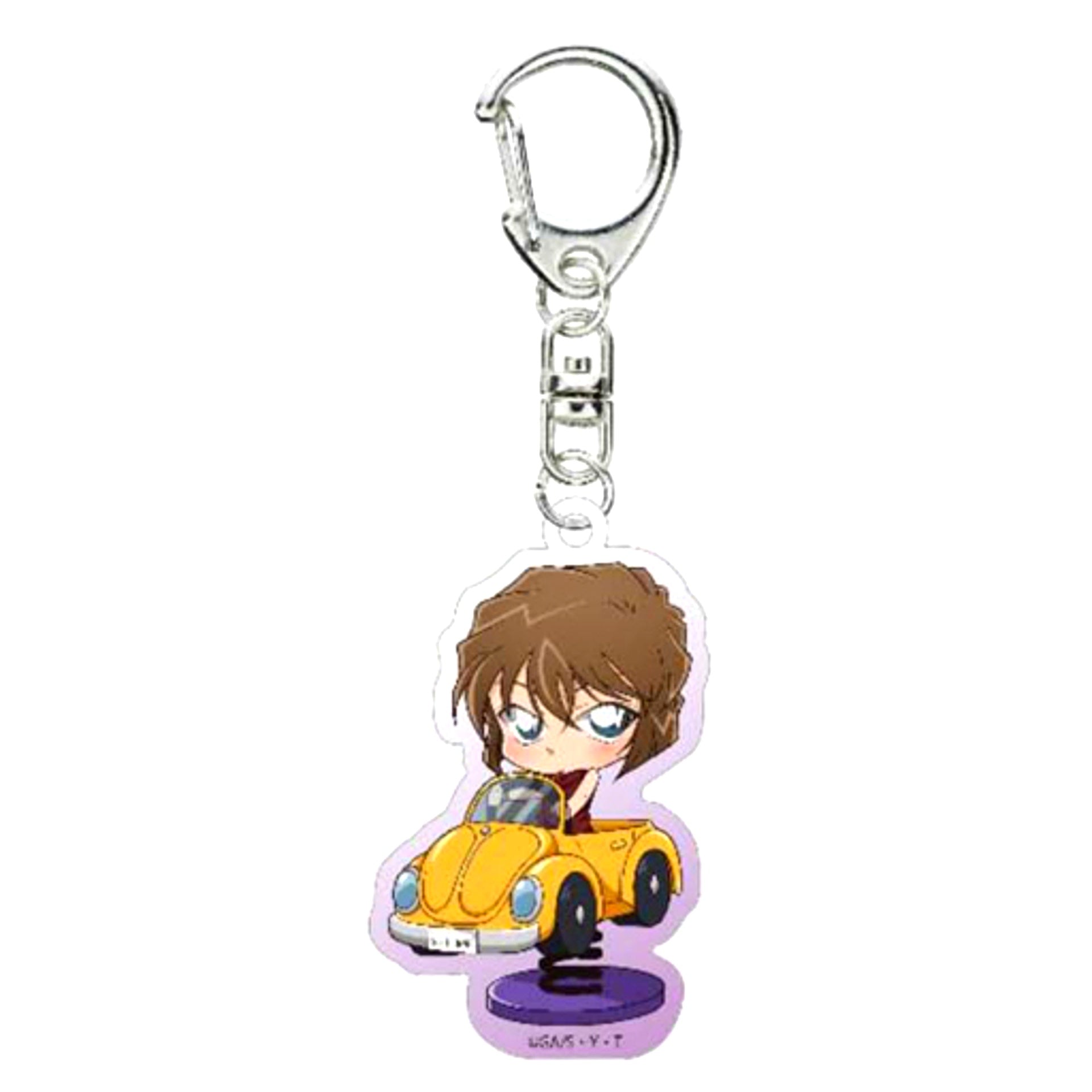 Ai Haibara Detective Conan Vehicle Deformed Trading Acrylic Keychain [USED]