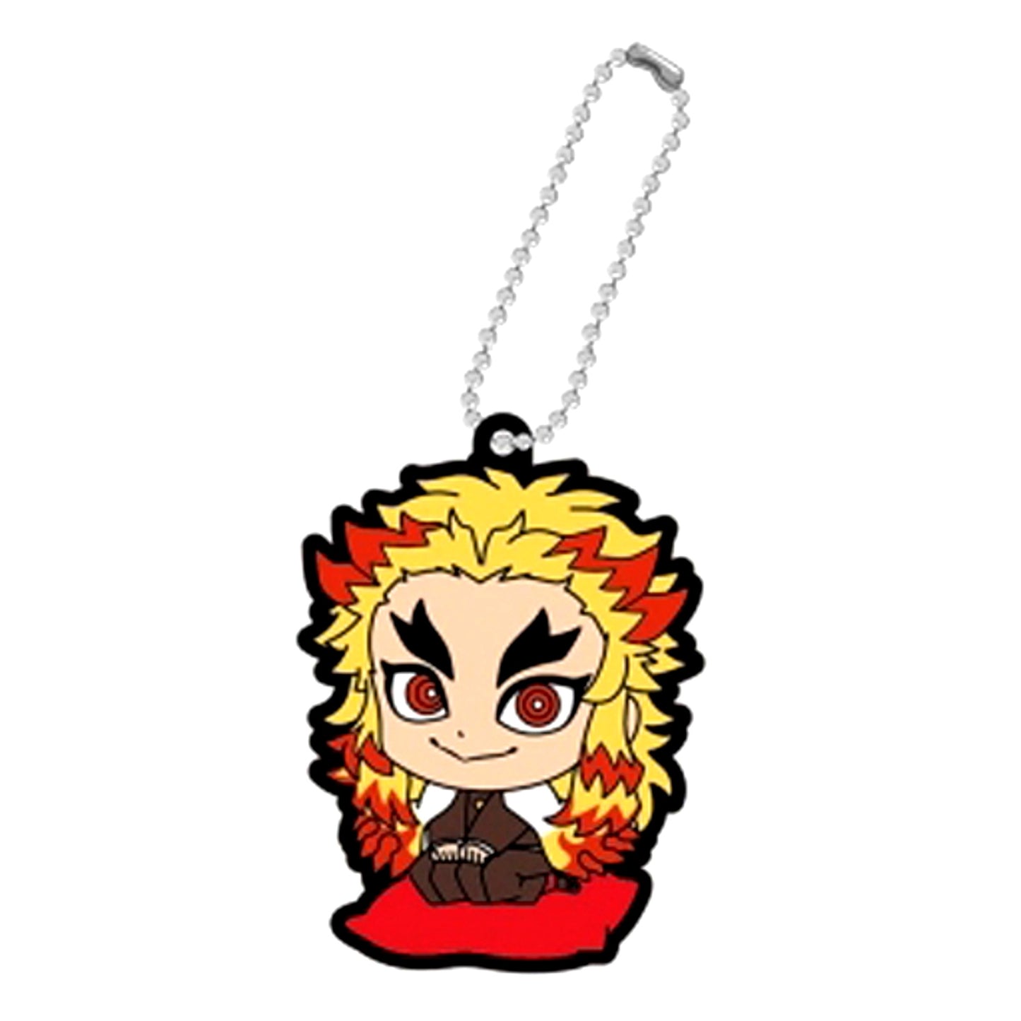 Kyojuro Rengoku Demon Slayer Puchizabu Rubber Mascot B [USED]
