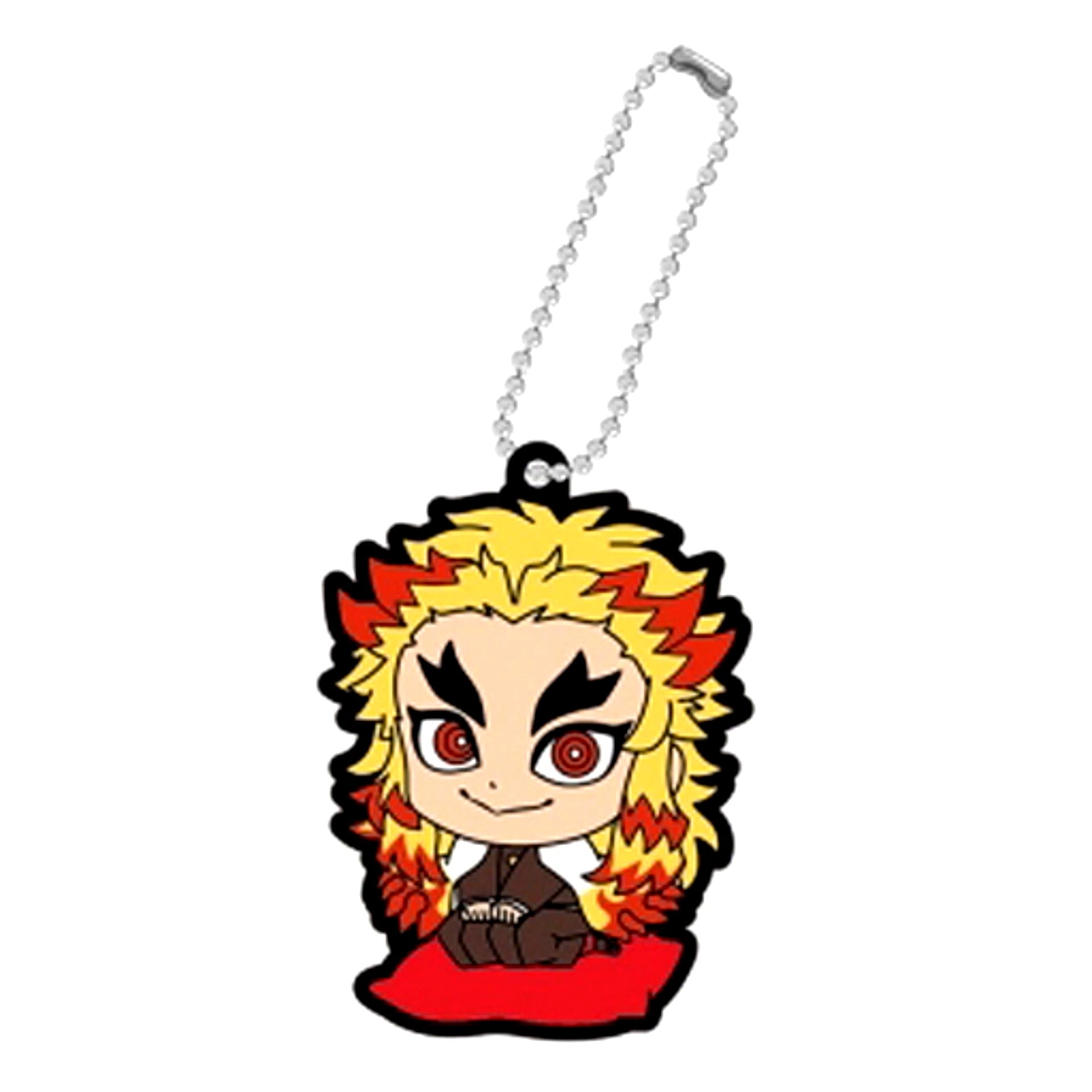 Kyojuro Rengoku Demon Slayer Puchizabu Rubber Mascot B [USED]