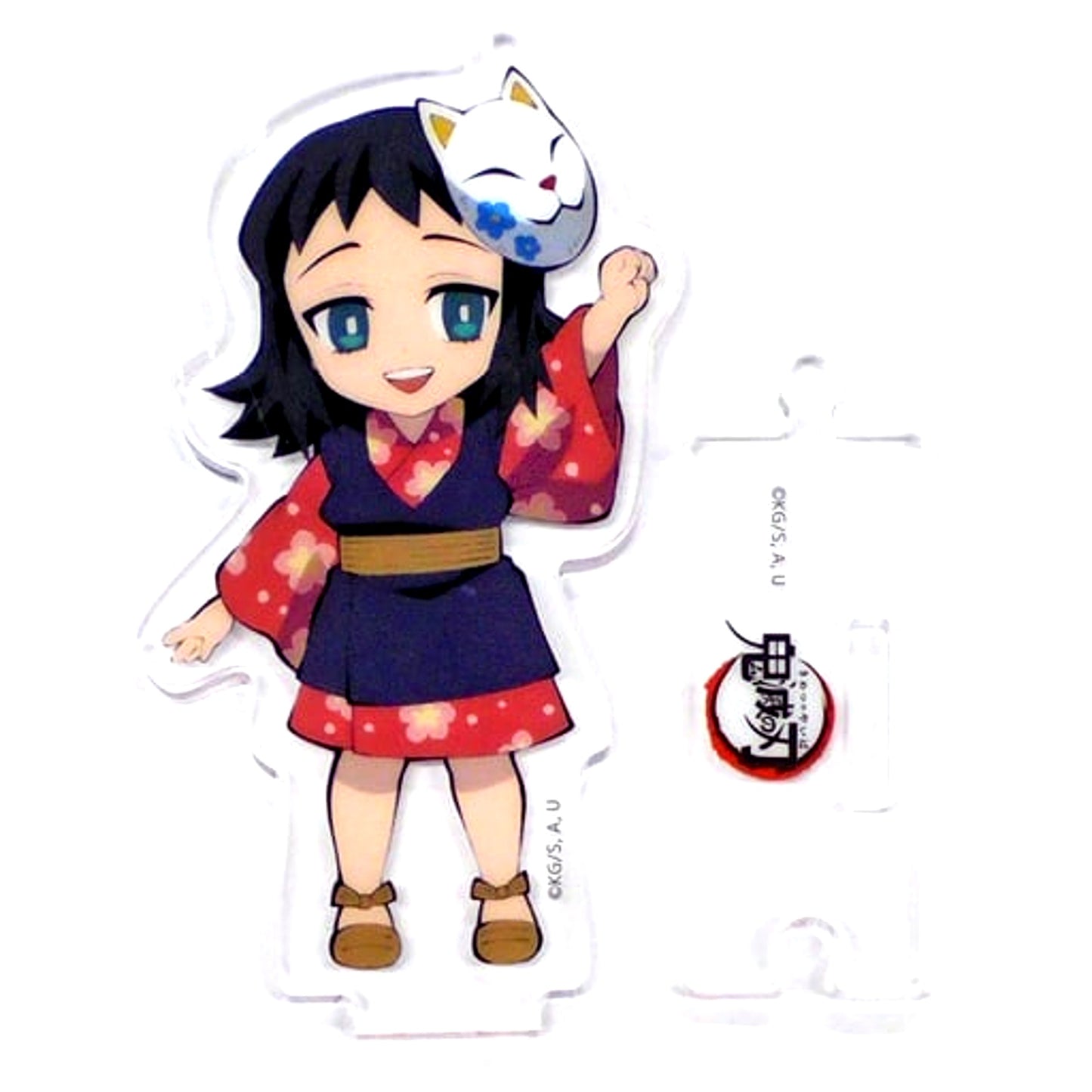 Makomo - Left Hand Raised Demon Slayer: Kimetsu no Yaiba Character Emaki Cafe in ufotable Cafe Connecting Random Acrylic Stand 2nd Term [USED]