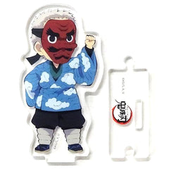 Demon Slayer: Kimetsu no Yaiba Sakonji Urokodaki Left Hand Raised Random Acrylic Stand Character Emaki Cafe Connected Series Season 2 Acrylic Stands [USED]