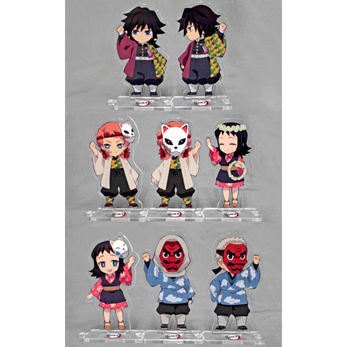 Set of 8 Demon Slayer Character Picture Scroll Cafe in ufotable Cafe Connecting Random Acrylic Stand 2nd Term [USED]