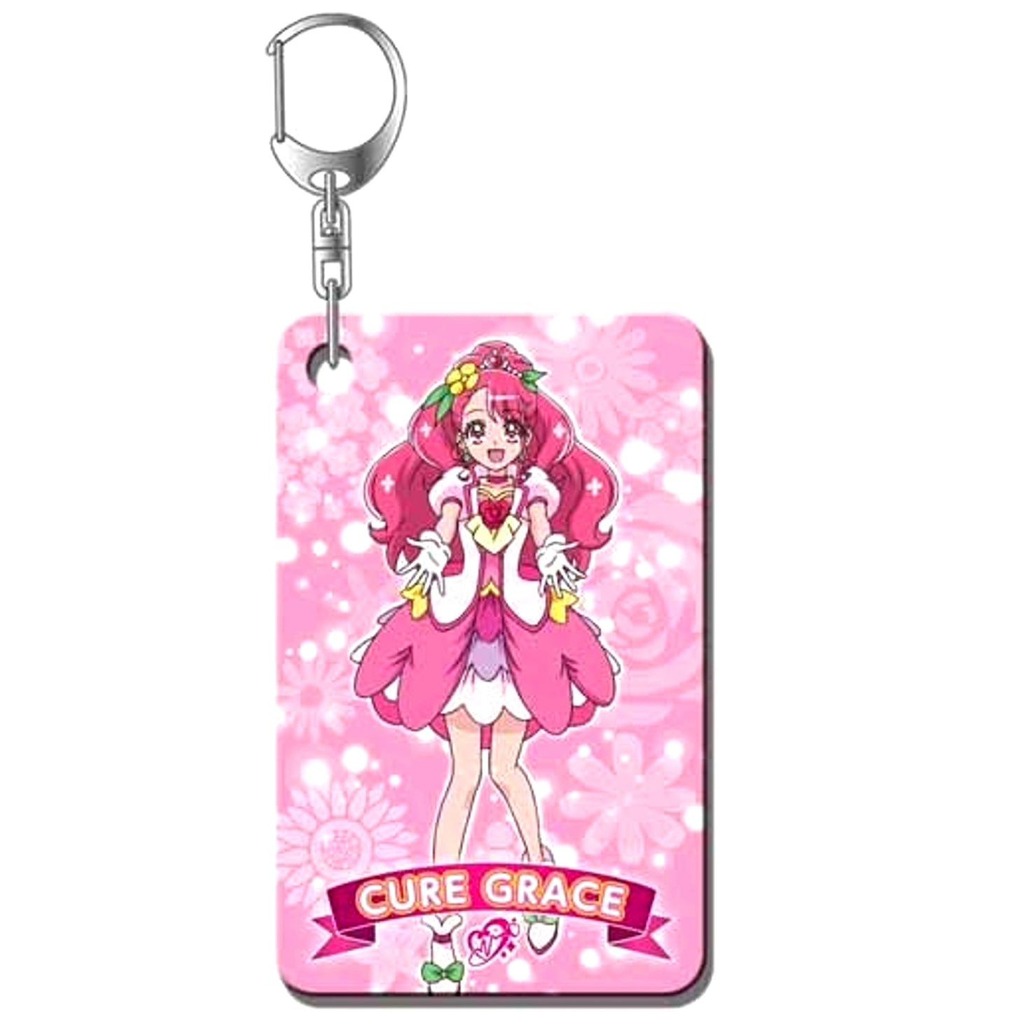 Cure Grace PreCure All Stars Kirari Plate Keychain vol.3 [USED]