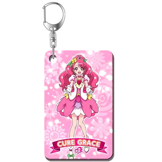 Cure Grace PreCure All Stars Kirari Plate Keychain vol.3 [USED]