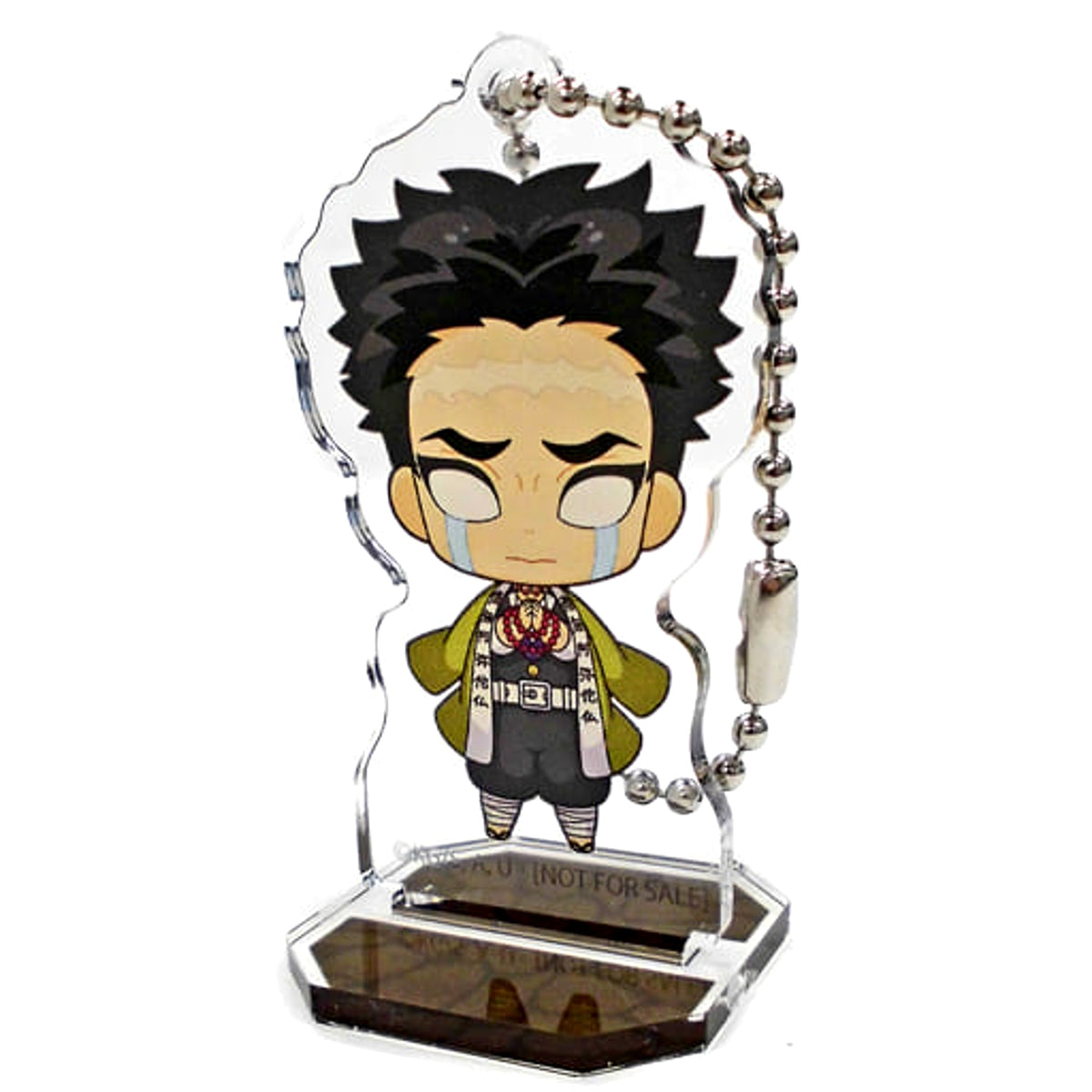Demon Slayer: Kimetsu no Yaiba Gyomei Himejima Acrylic Stand Ball Chain animate Point Exchange Prize Keychains [USED]
