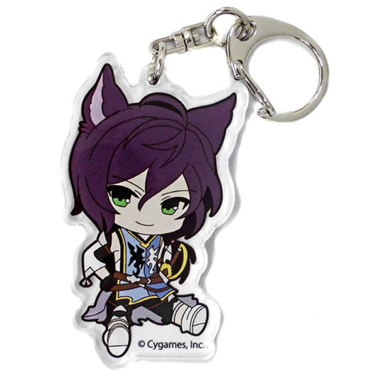 Granblue Fantasy Mordred Petanko Acrylic Keychain Keychains [USED]
