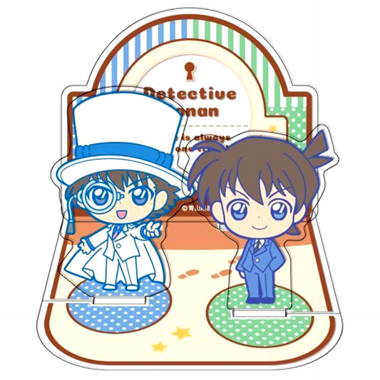 Shinichi Kudo & Kaito Kid 02. Detective Conan Ponipo Acrylic Diorama Stand [USED]
