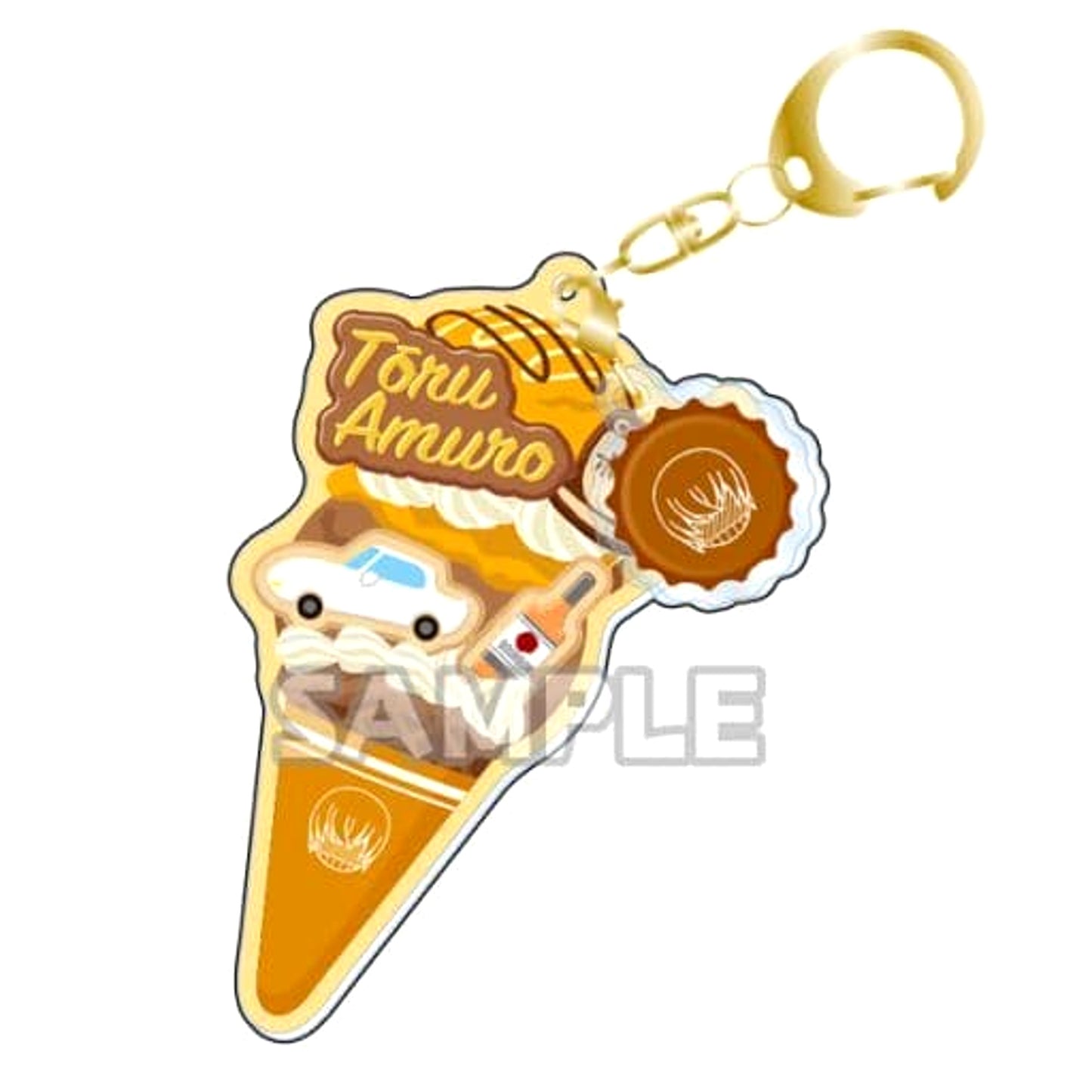 Toru Amuro Detective Conan Motif Acrylic Keychain Ice Ver. [USED]