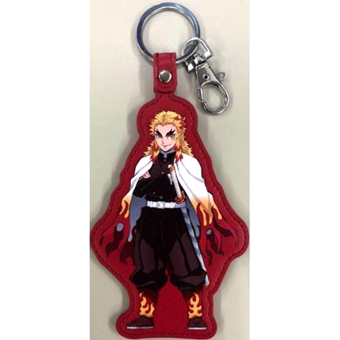Kyojuro Rengoku Demon Slayer PU Keychain [USED]