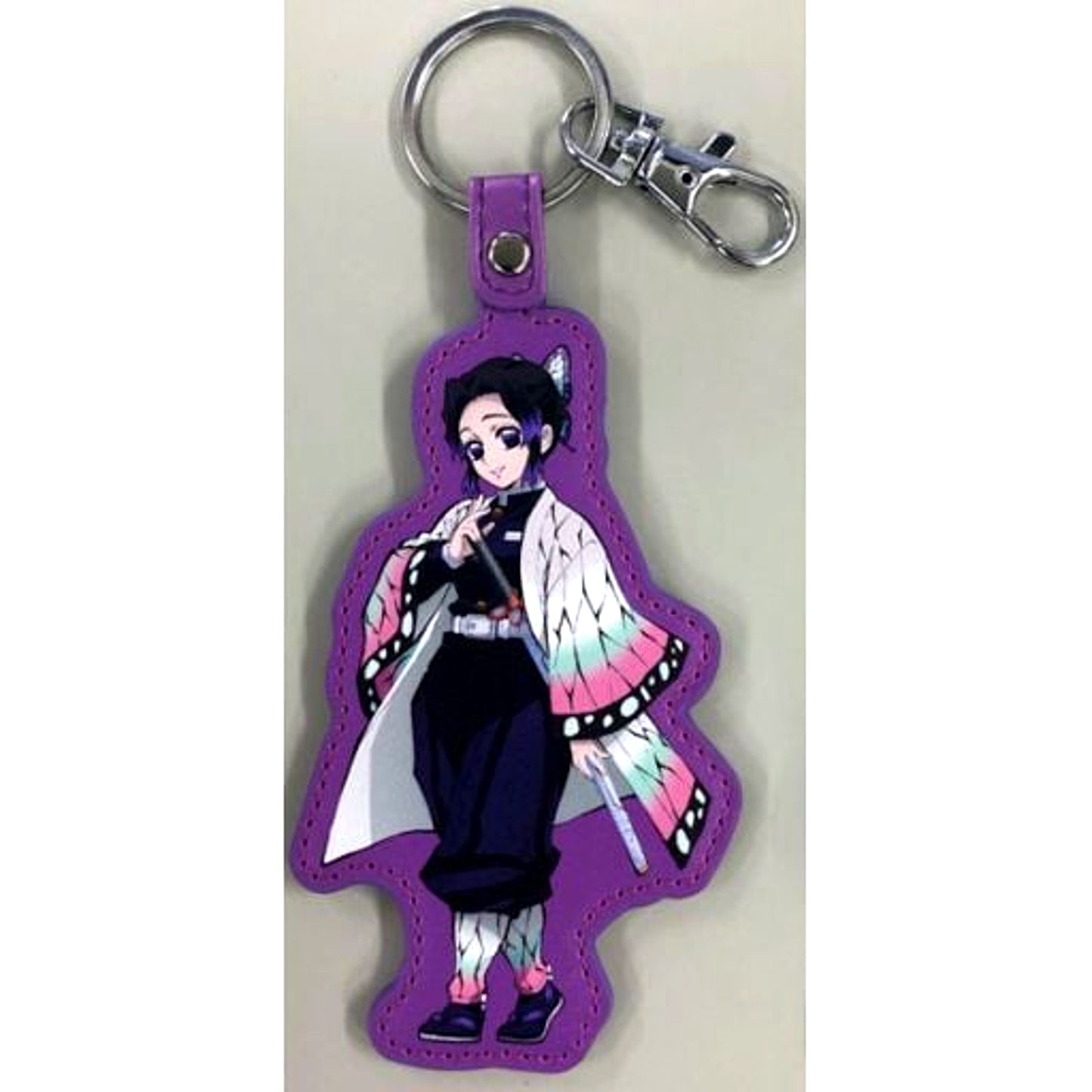 Shinobu Kocho Demon Slayer PU Keychain [USED]