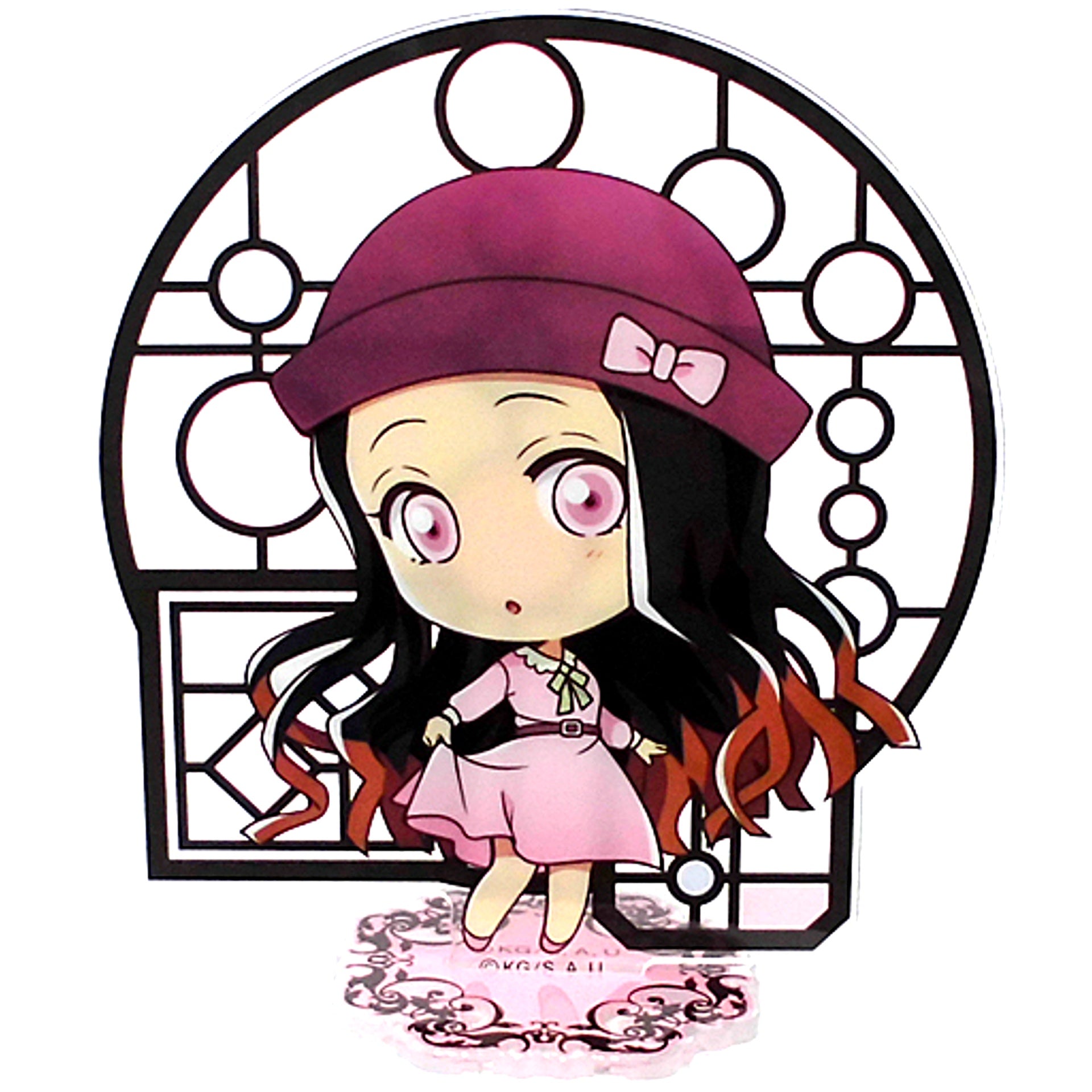 Nezuko Kamado Kimetsu Modern Demon Slayer Fujiiro Shopping Street Amiami Street in Akihabara Acrylic Stand [USED]