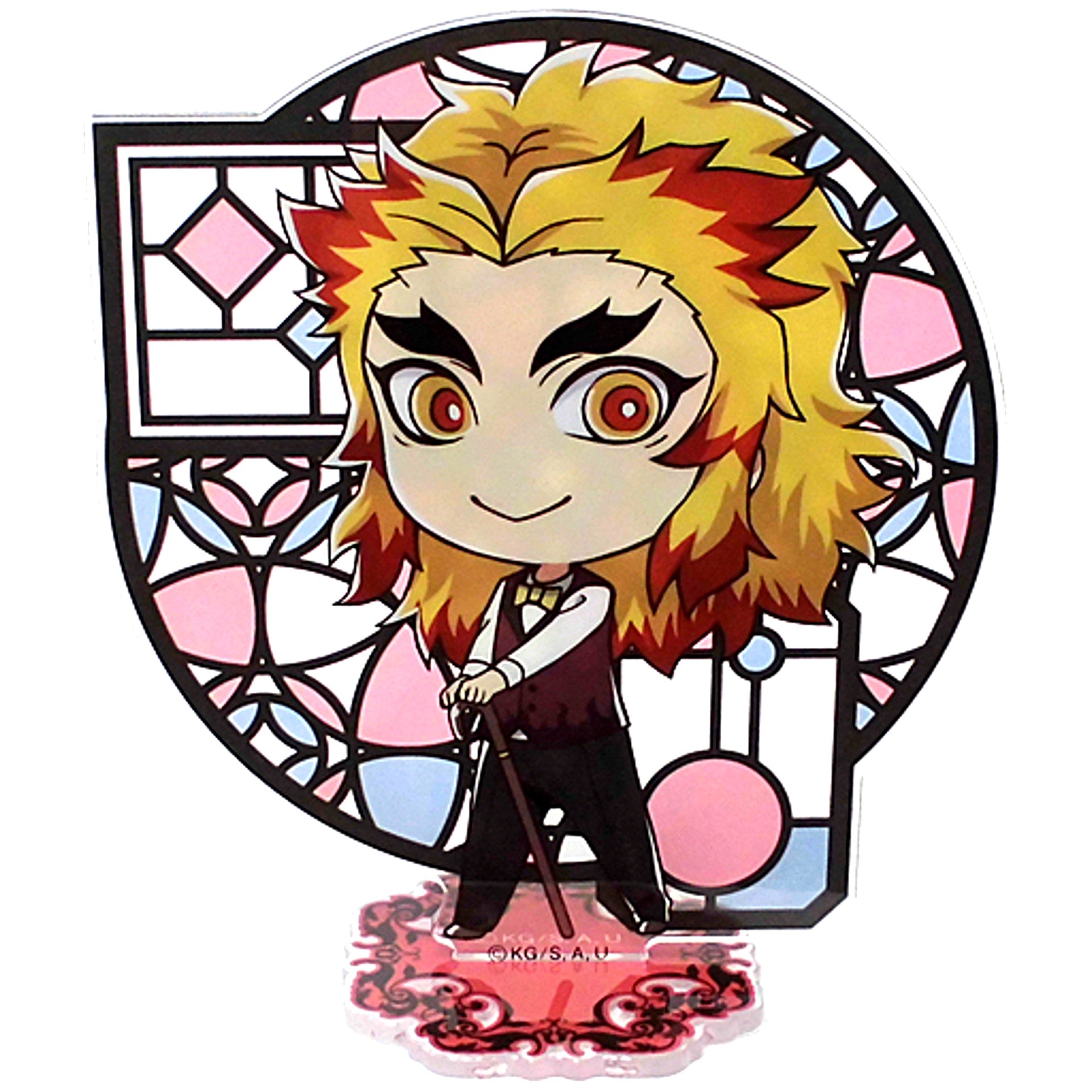 Kyojuro Rengoku Kimetsu Modern Acrylic Stand Demon Slayer: Kimetsu no Yaiba Wisteria Shopping Street - AmiAmi Street - in Akihabara [USED]