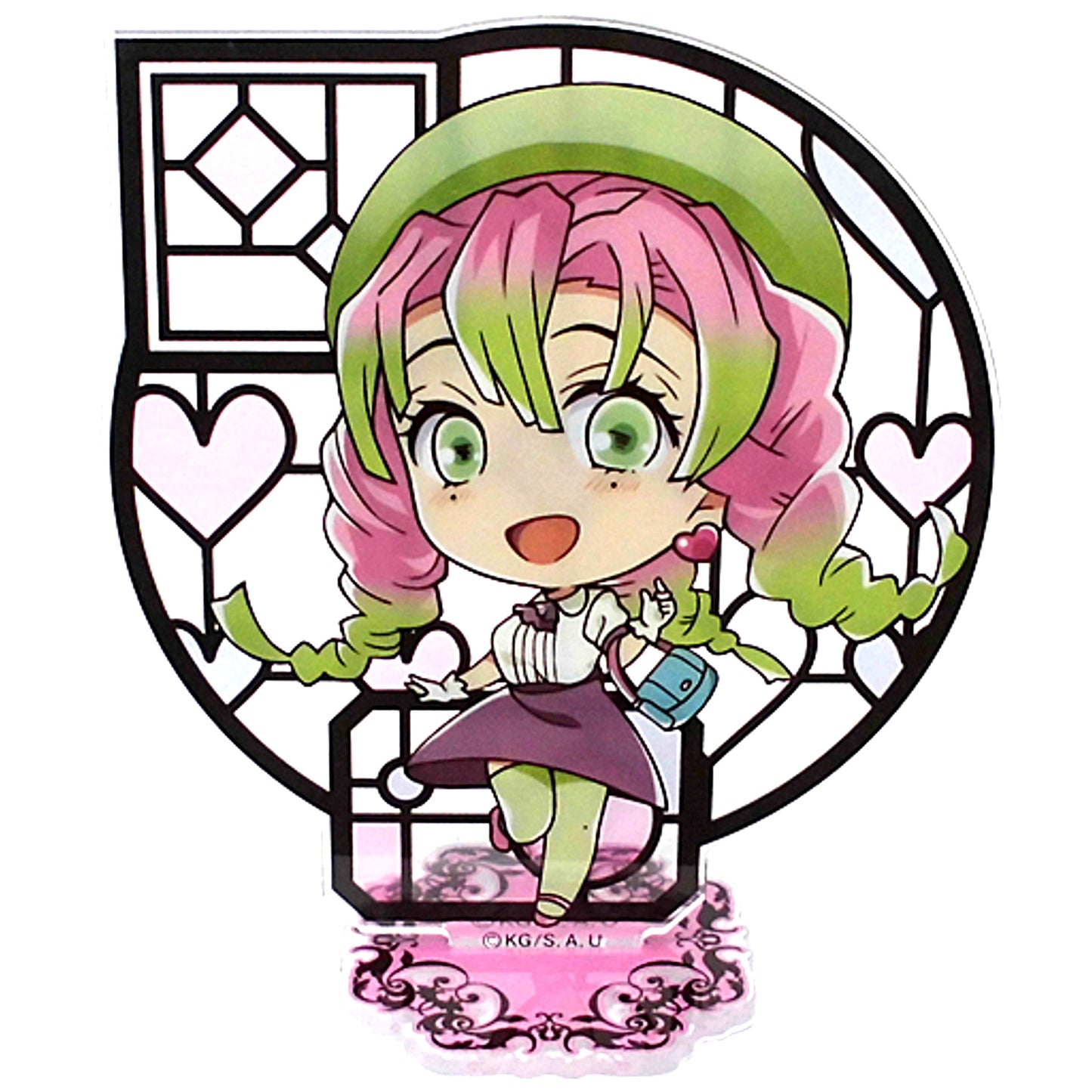 Mitsuri Kanroji Kimetsu Modern Acrylic Stand Demon Slayer: Kimetsu no Yaiba Wisteria Shopping Street - AmiAmi Street - in Akihabara [USED]