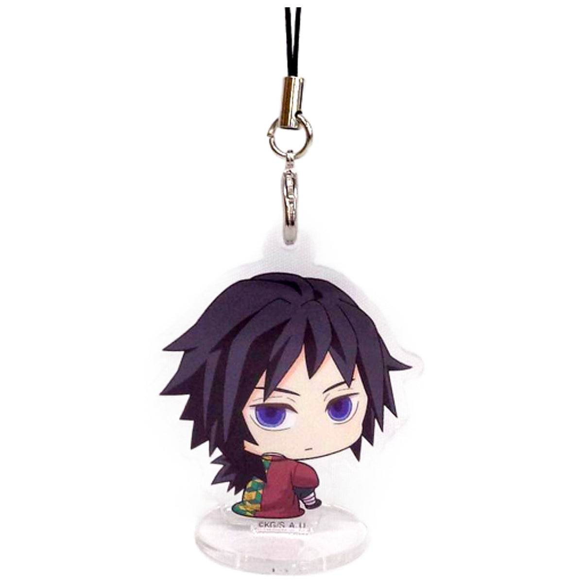 Giyu Tomiokau Demon Slayer: Kimetsu no Yaiba Bocchi-Kun Acrylic Stand Charm Fujiiro Shopping Street Amiami Street in Akihabara Limited Charm [USED]