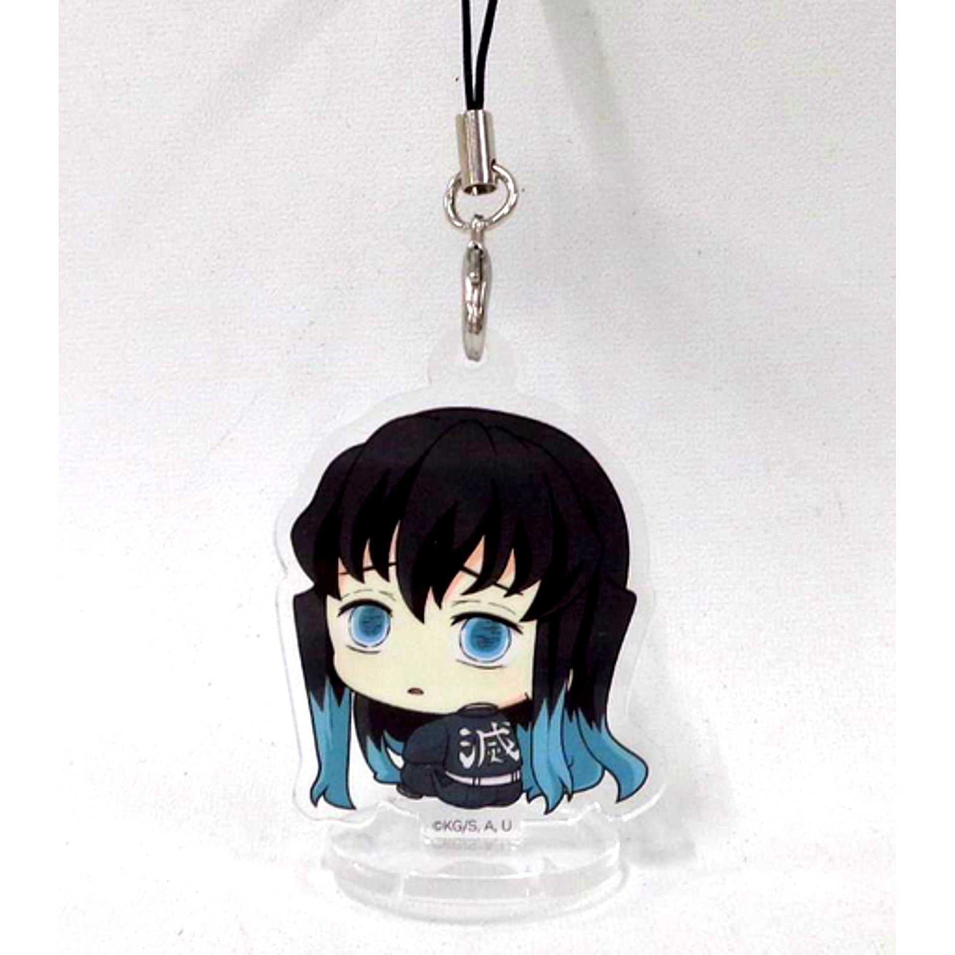 Muichiro Tokito Demon Slayer Kimetsu no Yaiba Fuji-iro Shopping Street Akihabara Bocchi-kun Acrylic Stand Charm [USED]