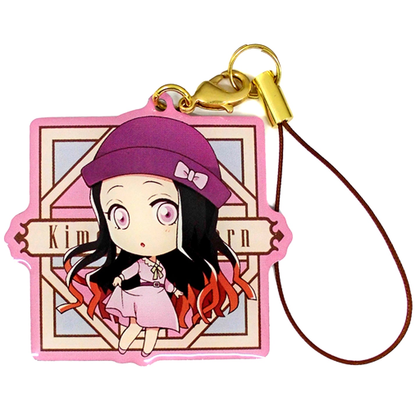 Nezuko Kamado Demon Slayer Trading Metal Charm Fujiiro Shotengai Amiami Dori in Akihabara Kimetsu Modern [USED]