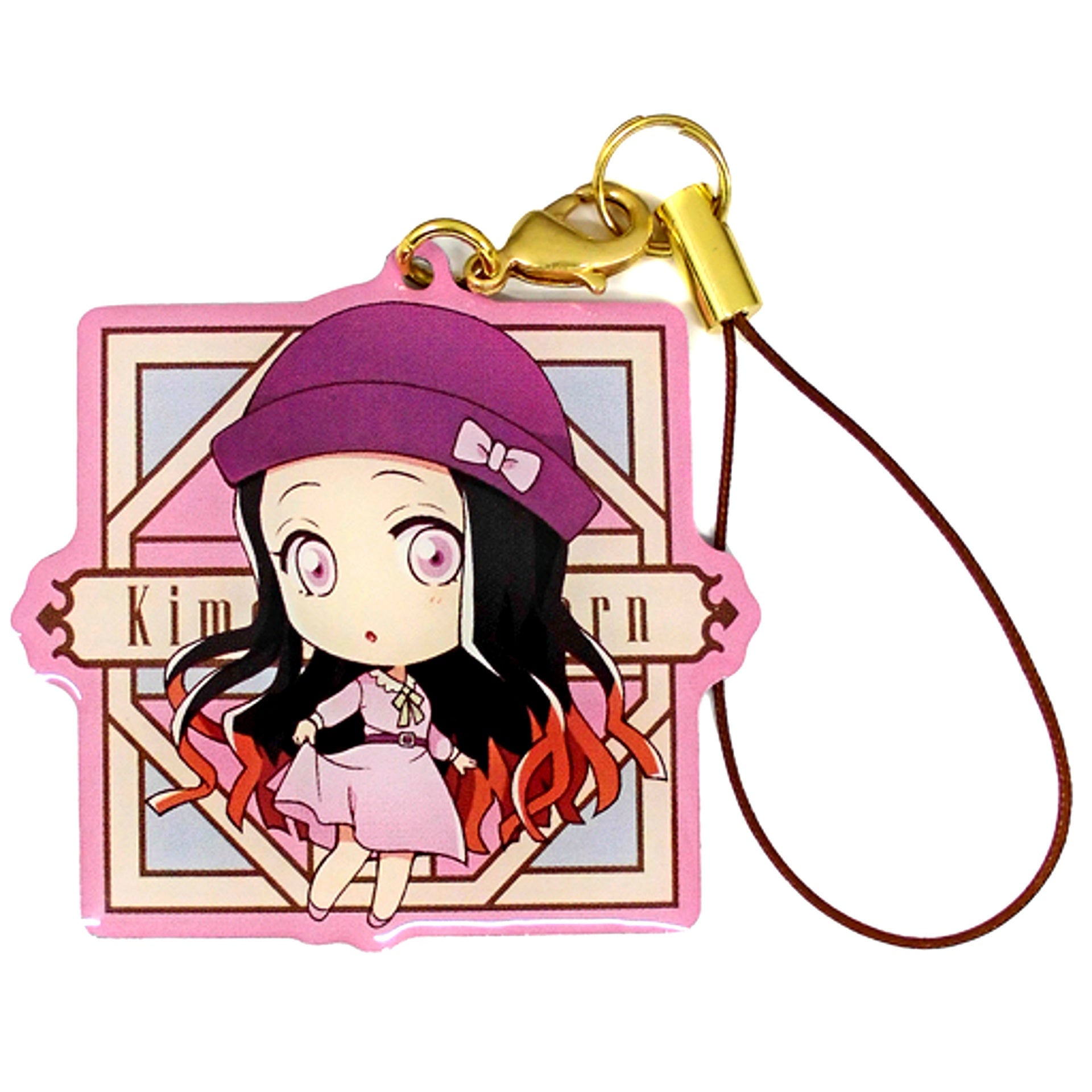 Nezuko Kamado Demon Slayer Trading Metal Charm Fujiiro Shotengai Amiami Dori in Akihabara Kimetsu Modern [USED]