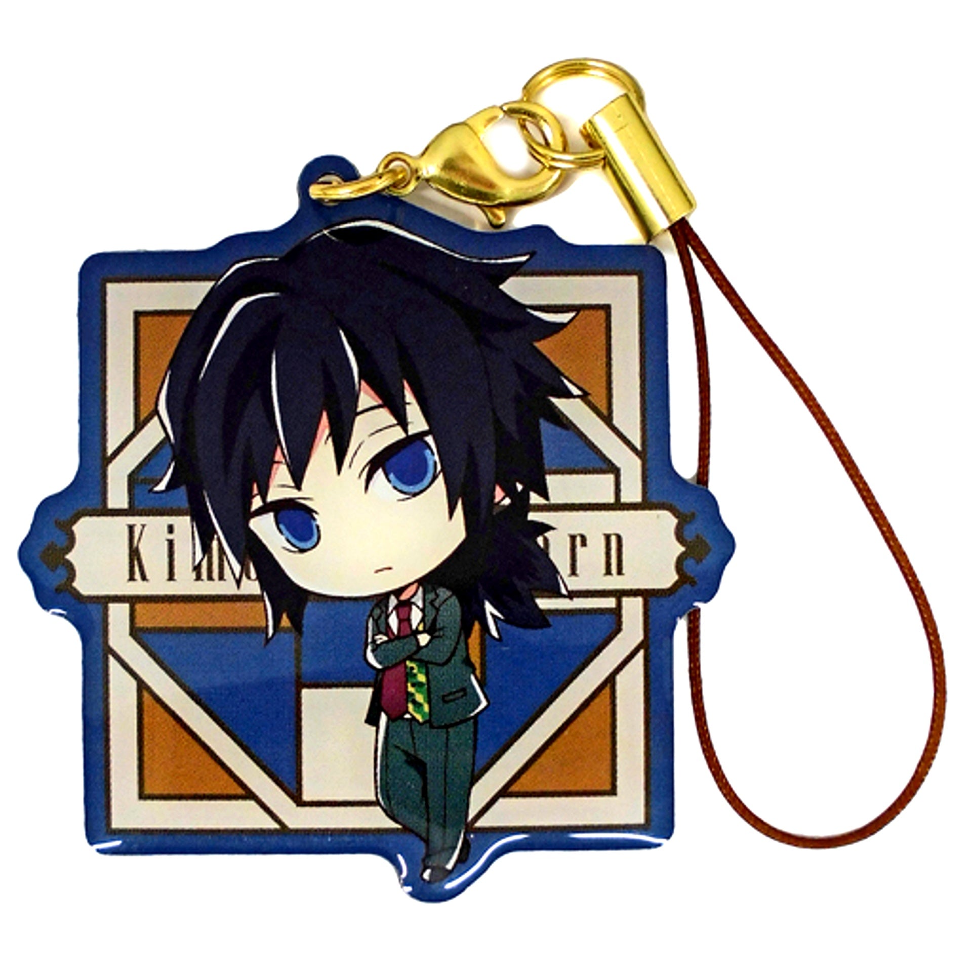 Giyu Tomioka Demon Slayer Kimetsu no Yaiba Fujiiro Shotengai AmiAmi Dori Kimetsu Modern Trading Metal Charm [USED]