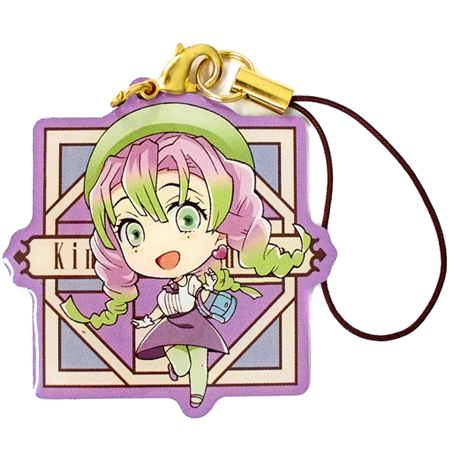 Mitsuri Kanroji Demon Slayer Kimetsu no Yaiba Fujiiro Shotengai AmiAmi Dori Kimetsu Modern Trading Metal Charm [USED]