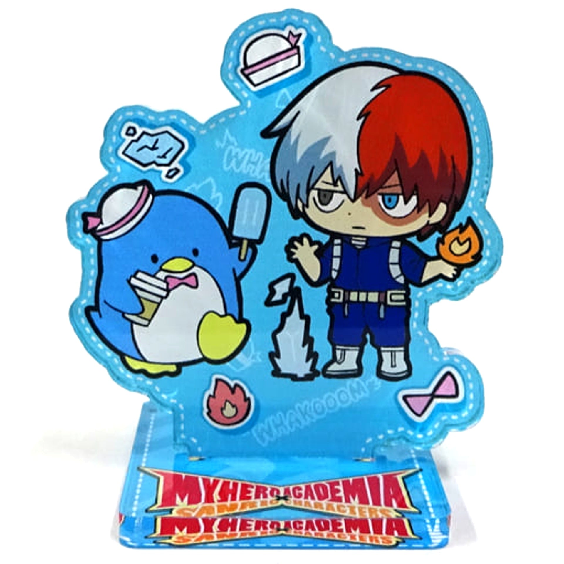 My Hero Academia x Sanrio Characters Shoto Todoroki & Tuxedosam Acrylic Stand Acrylic Stands [USED]