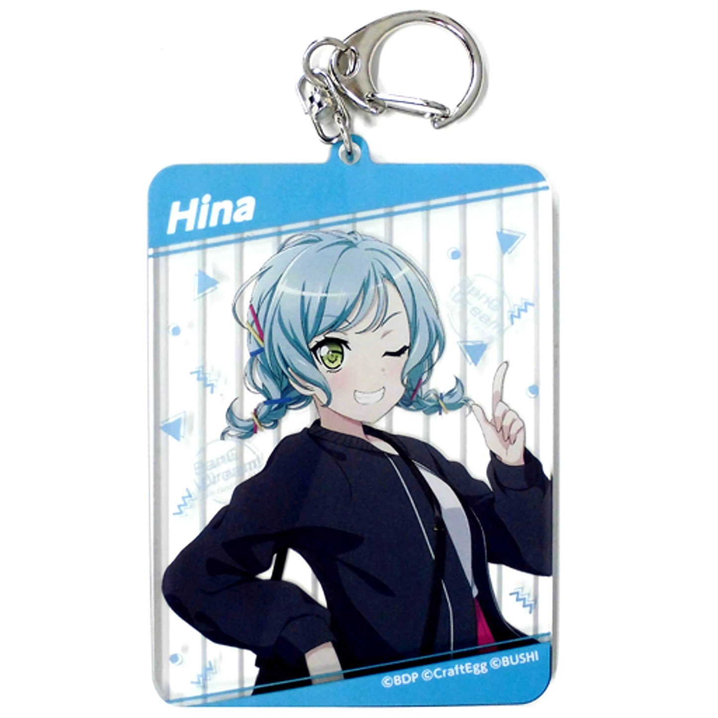 Hina Hikawa BanG Dream! Girls Band Party! Trading Acrylic Keychain WEGO ver. vol.1 BanG Dream! Girls Band Party! x WEGO 3rd [USED]