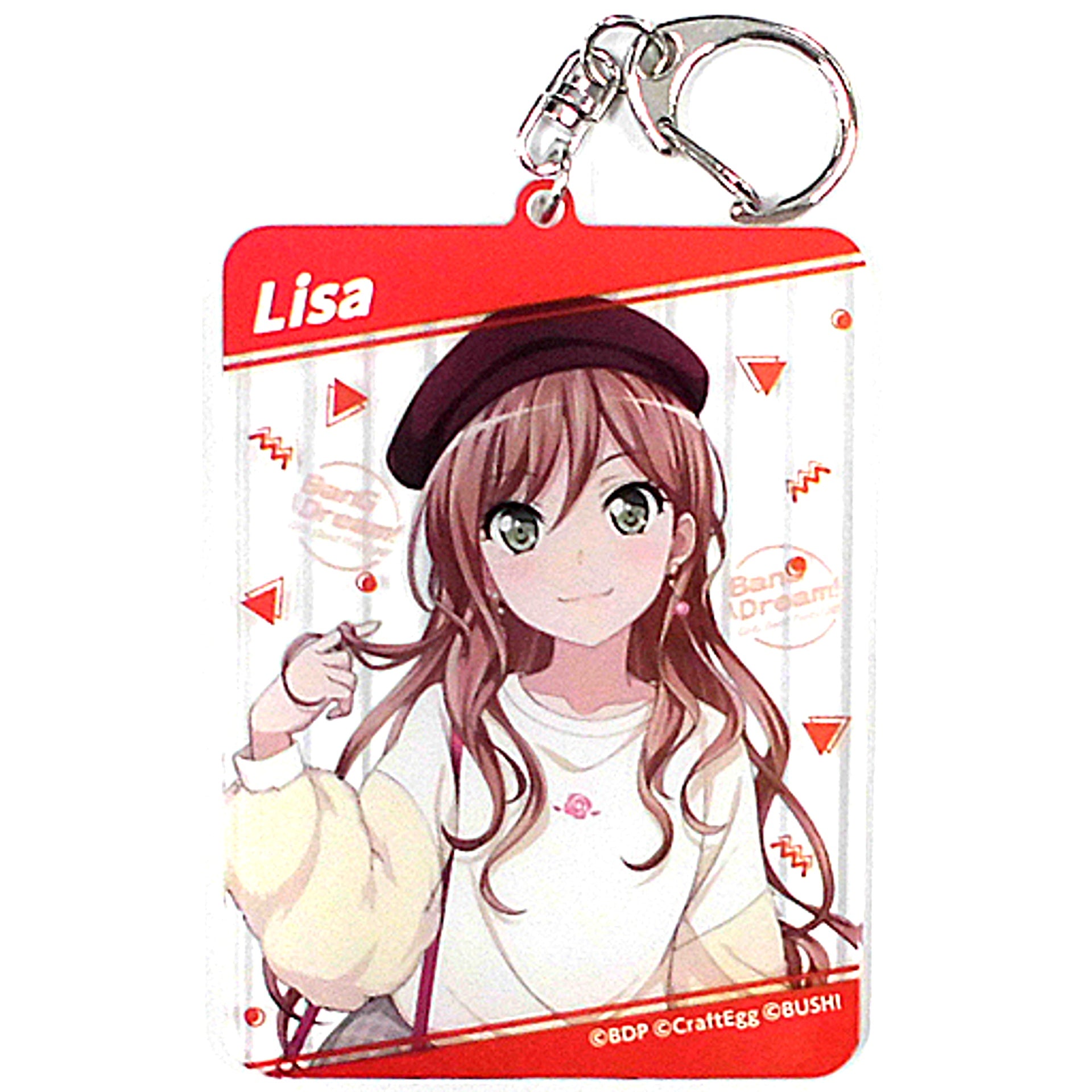 Lisa Imai WEGO Ver. Vol.1 BanG Dream! Girls Band Party! x WEGO Part 3 Trading Acrylic Keychain [USED]
