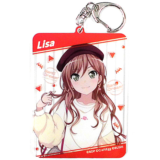 Lisa Imai WEGO Ver. Vol.1 BanG Dream! Girls Band Party! x WEGO Part 3 Trading Acrylic Keychain [USED]