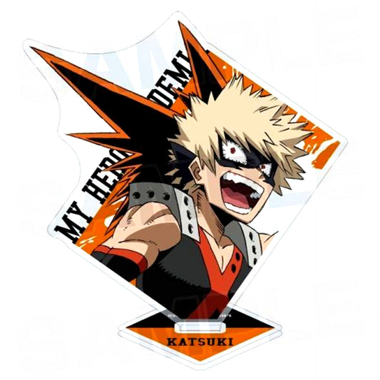 Katsuki Bakugo A My Hero Academia THE MOVIE Heroes: Rising Newly Drawn Illustration Trading Acrylic Stand [USED]