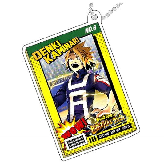 Denki Kaminari My Hero Academia Heroes Battle Rush Decofla Acrylic Keychain B BOX [USED]