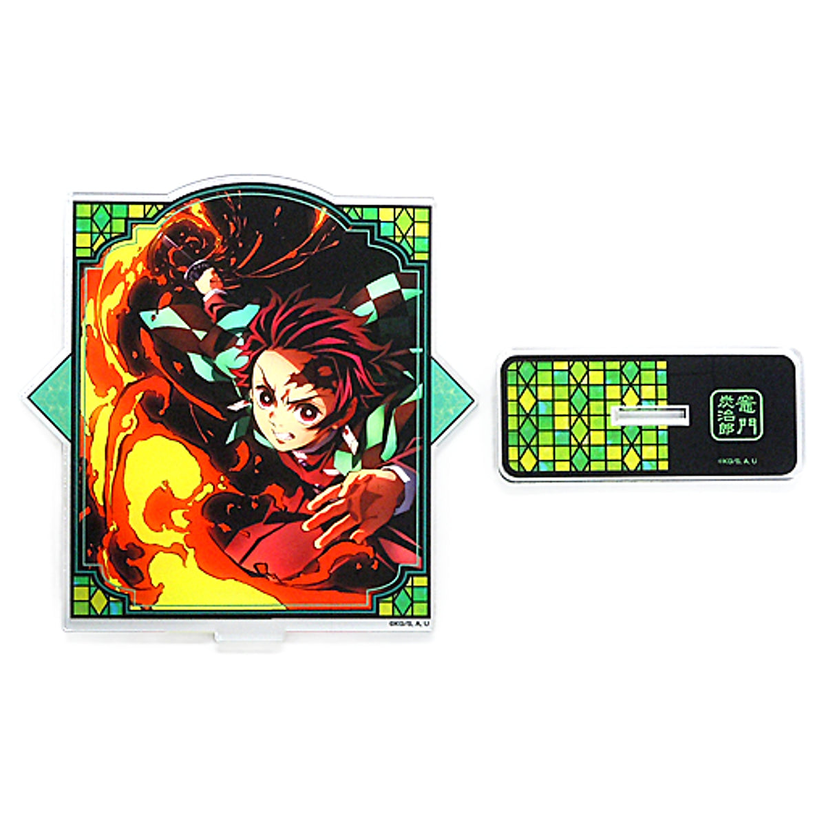 Tanjiro Kamado Demon Slayer: Kimetsu no Yaiba Acrylic Mascot Total Concentration Exhibitions Limited [USED]