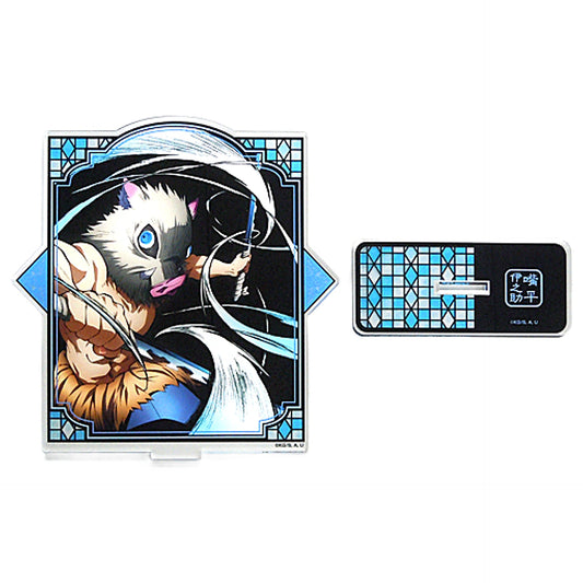 Demon Slayer: Kimetsu no Yaiba Inosuke Hashibira Acrylic Mascot Total Concentration Exhibitions Limited Mascot [USED]