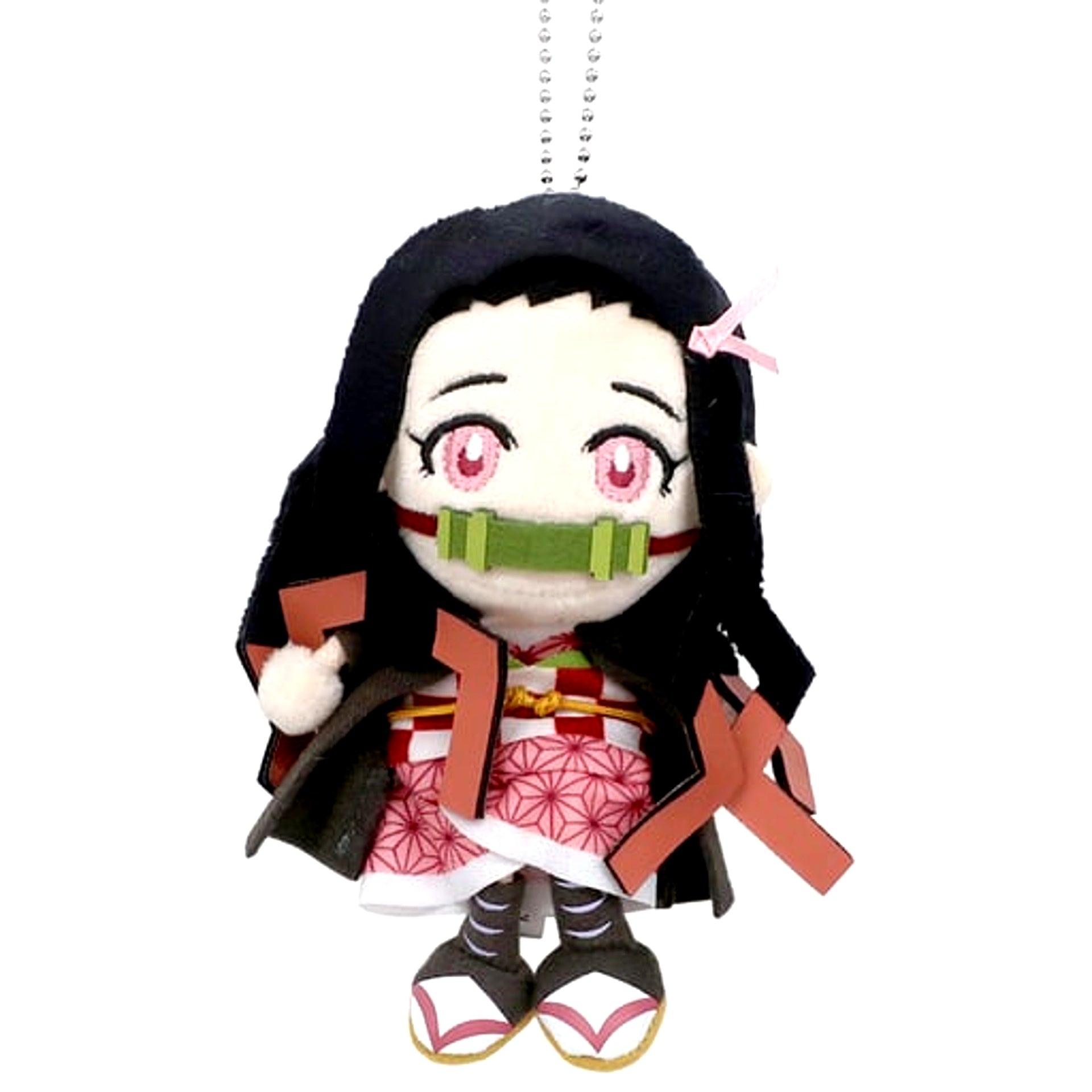 Nezuko Kamado Demon Slayer Kimetsu no Yaiba Zen Shuchu Exhibition Puppet Charm [USED]