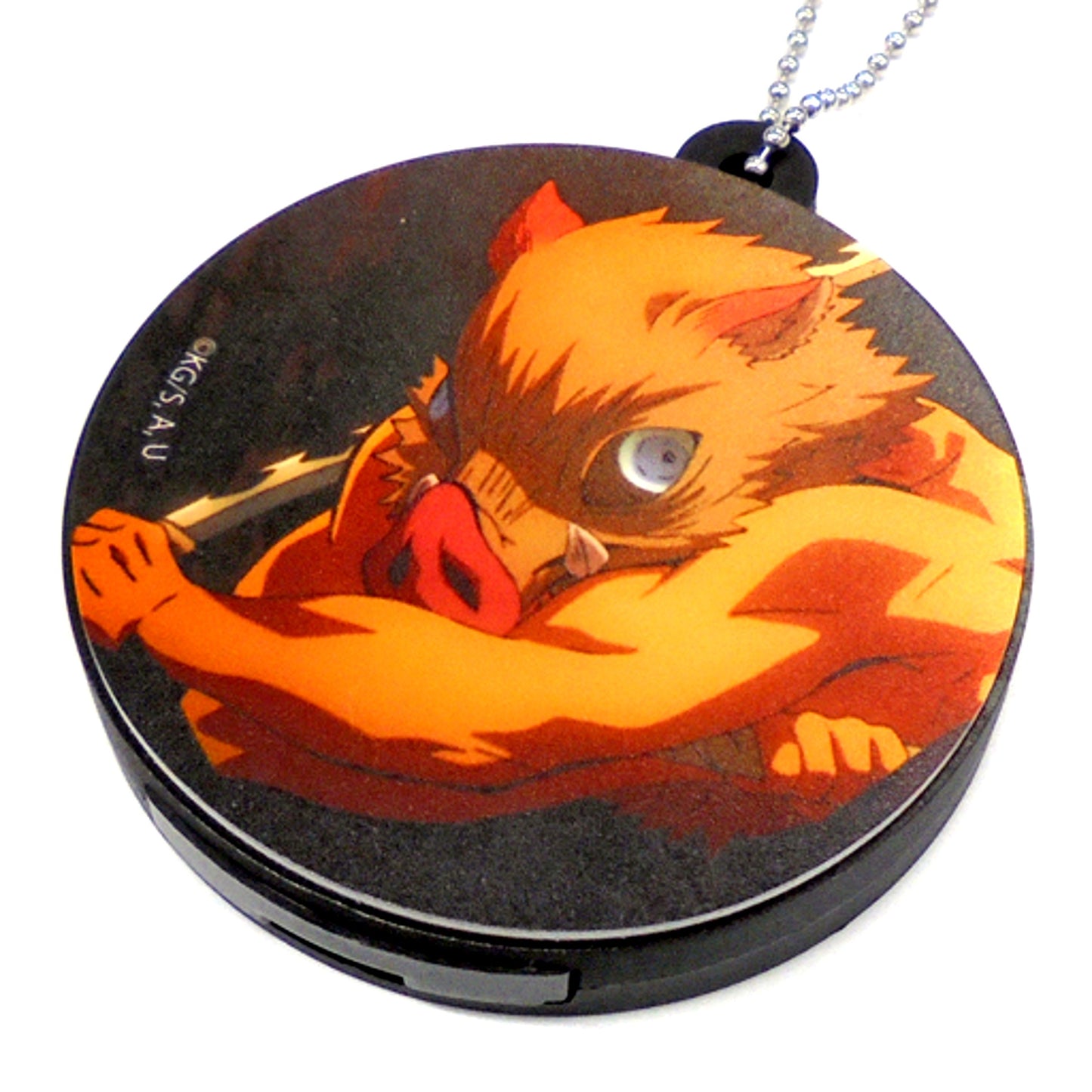 Inosuke Hashibira Demon Slayer Kimetsu no Yaiba Zen Shuchu Exhibition Voice Rubber Charm [USED]