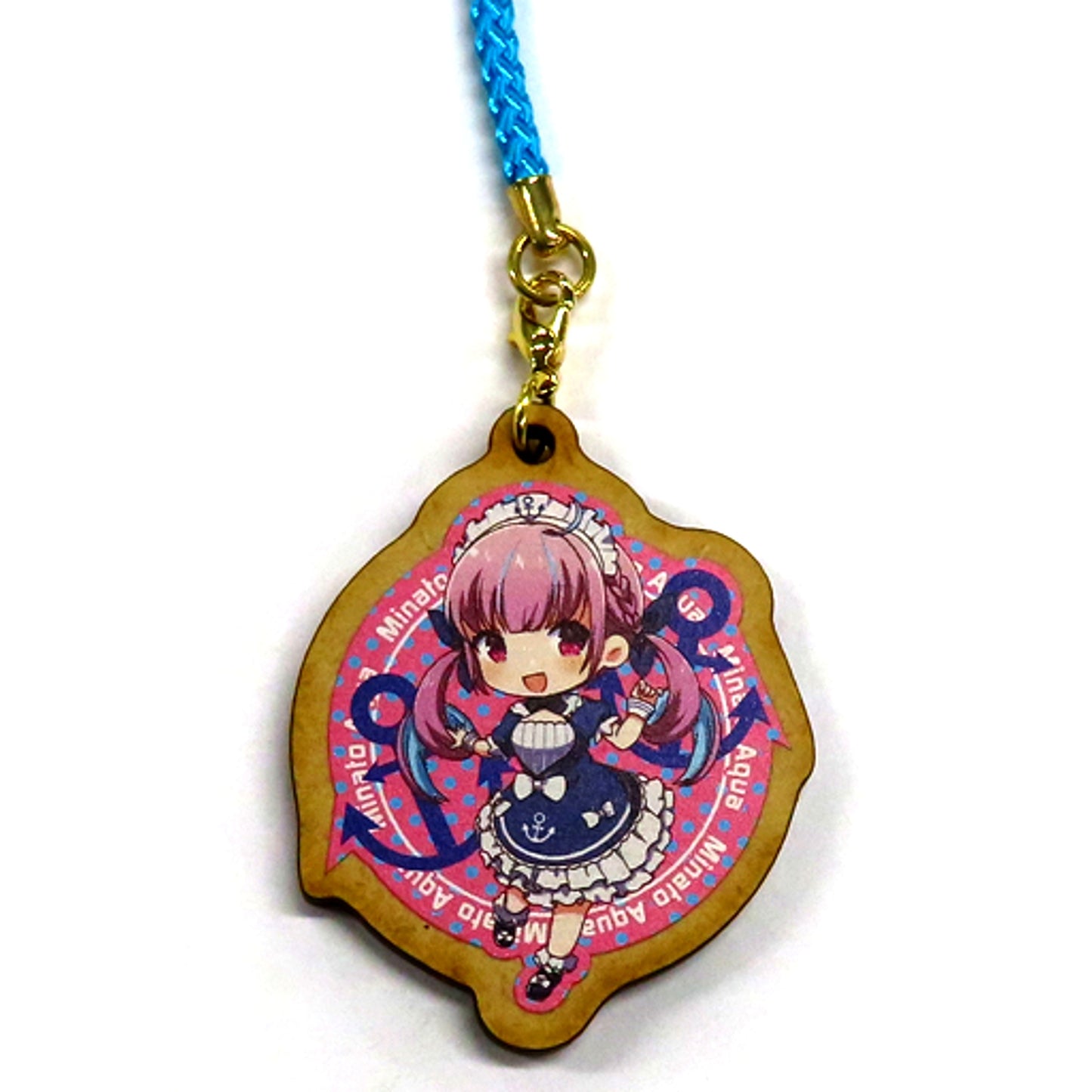 Minato Aqua Hololive Wooden Strap Pop-up Store Haru no Sora Matsuri in AKIHABARA Gamers Main Store [USED]