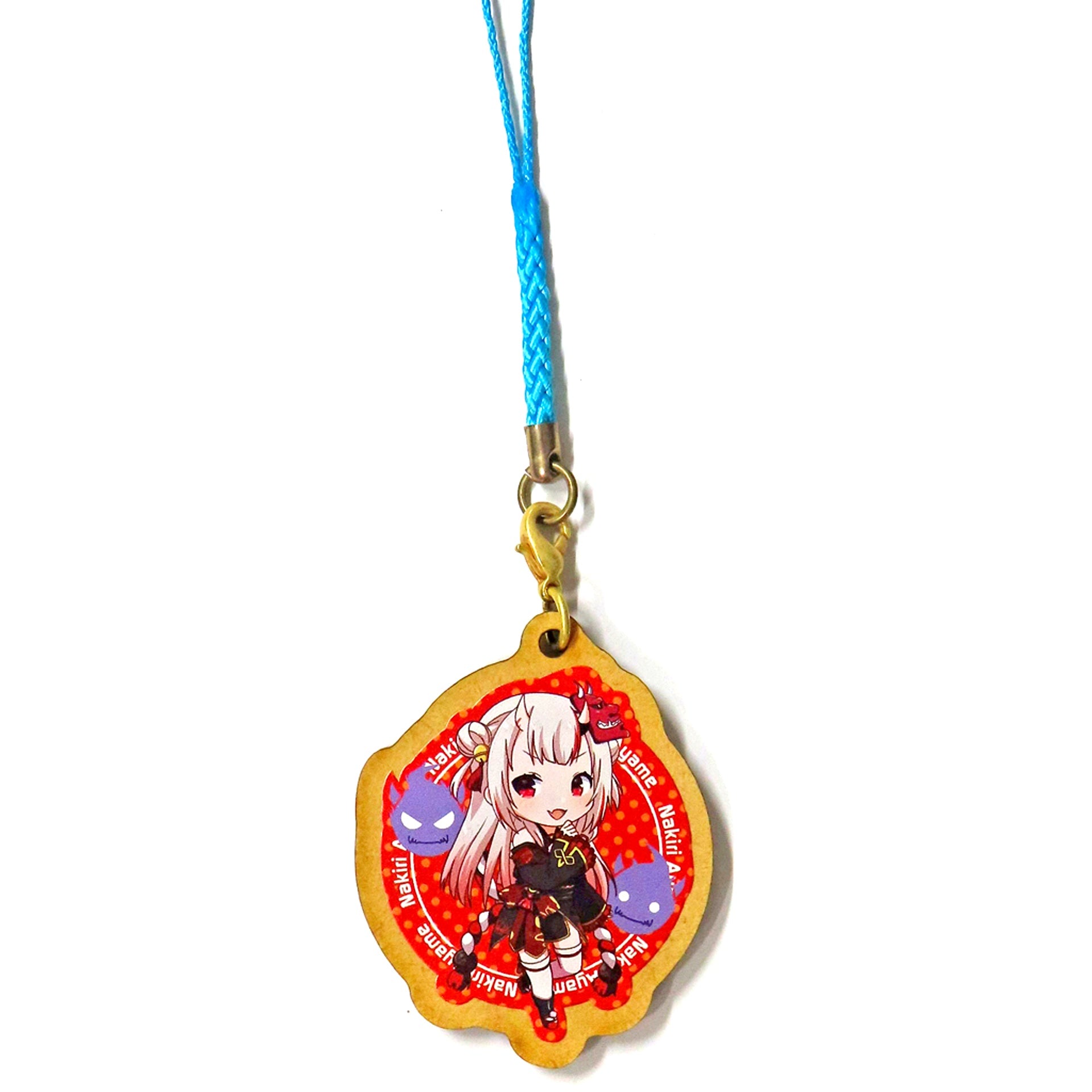Nakiri Ayame Hololive Wooden Strap Pop-up Store Haru no Sora Matsuri in AKIHABARA Gamers Main Store [USED]