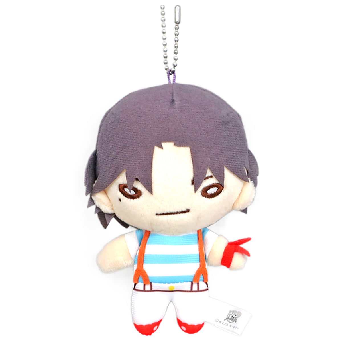 The New Prince of Tennis Keigo Atobe Happy Summer Valentine Nitotan Plush Toy with Ball Chain Keychains [USED]