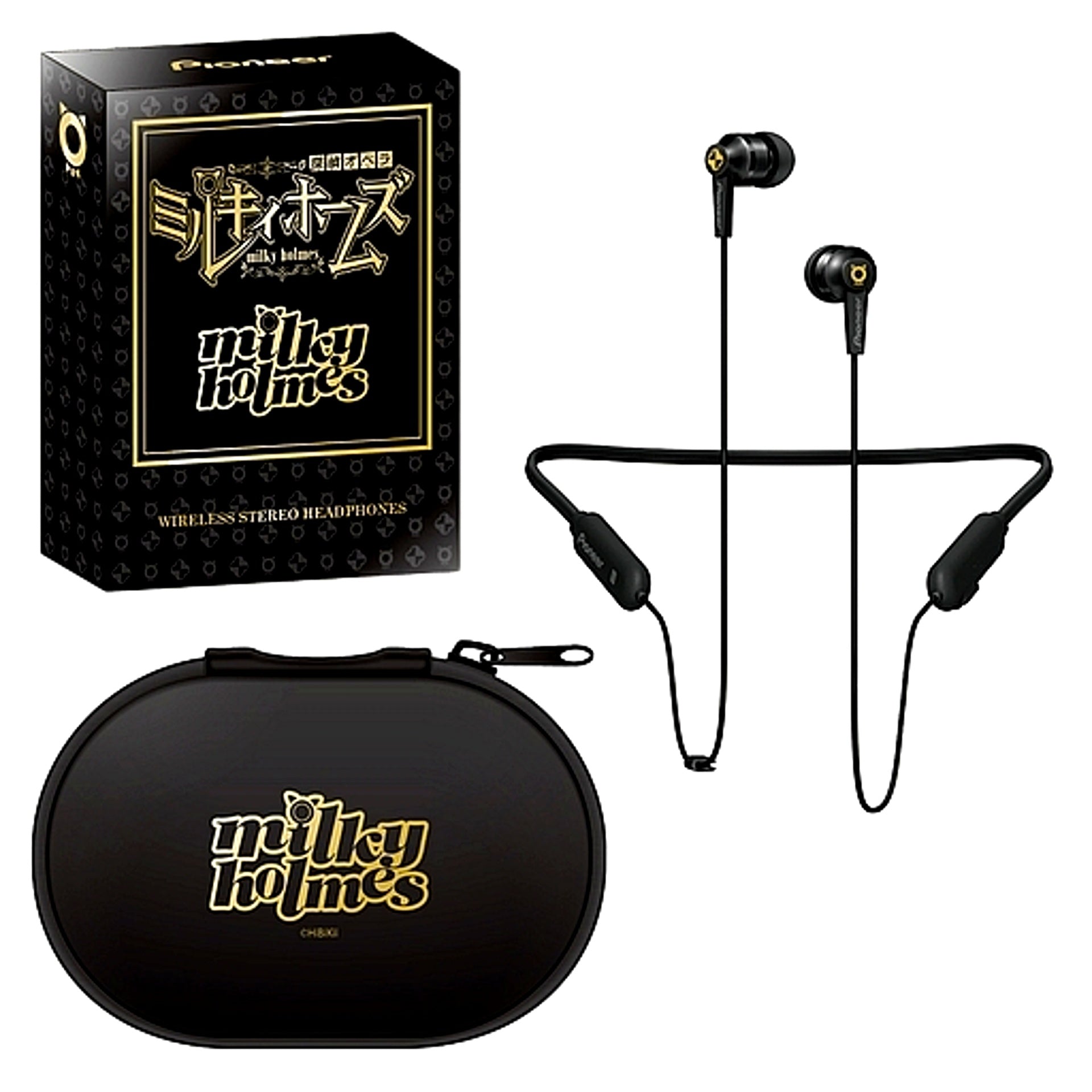 Milky Holmes Model Wireless Earphones C7wireless SE-C7BT MH Detective Opera Milky Holmes x Pioneer [USED]