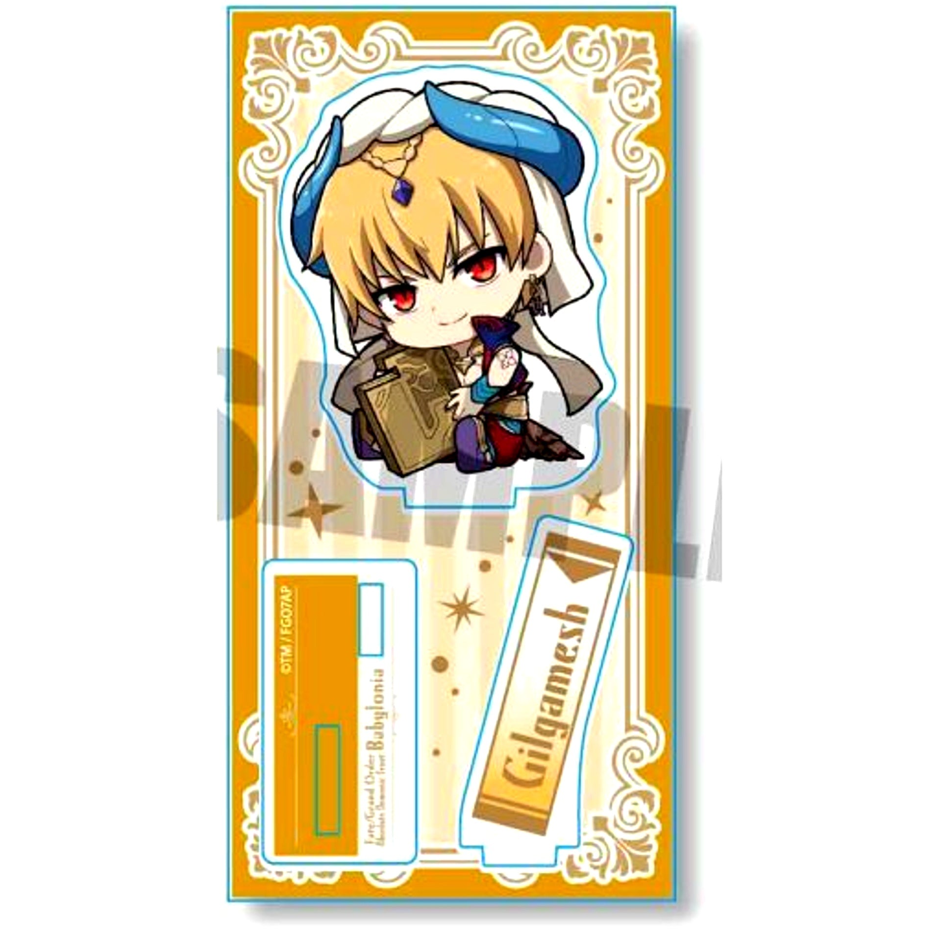 Gilgamesh Fate/Grand Order Absolute Demonic Front Babylonia Gyugyutto Acrylic Figure [USED]
