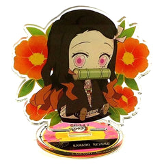 Demon Slayer: Kimetsu no Yaiba x Lawson Nezuko Kamado Petanko Trading Acrylic Stand -Miyabi- Acrylic Stands [USED]