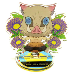 Demon Slayer: Kimetsu no Yaiba Inosuke Hashibira Petanko Trading Acrylic Stand - Gaka - Lawson Collaboration Acrylic Stands [USED]