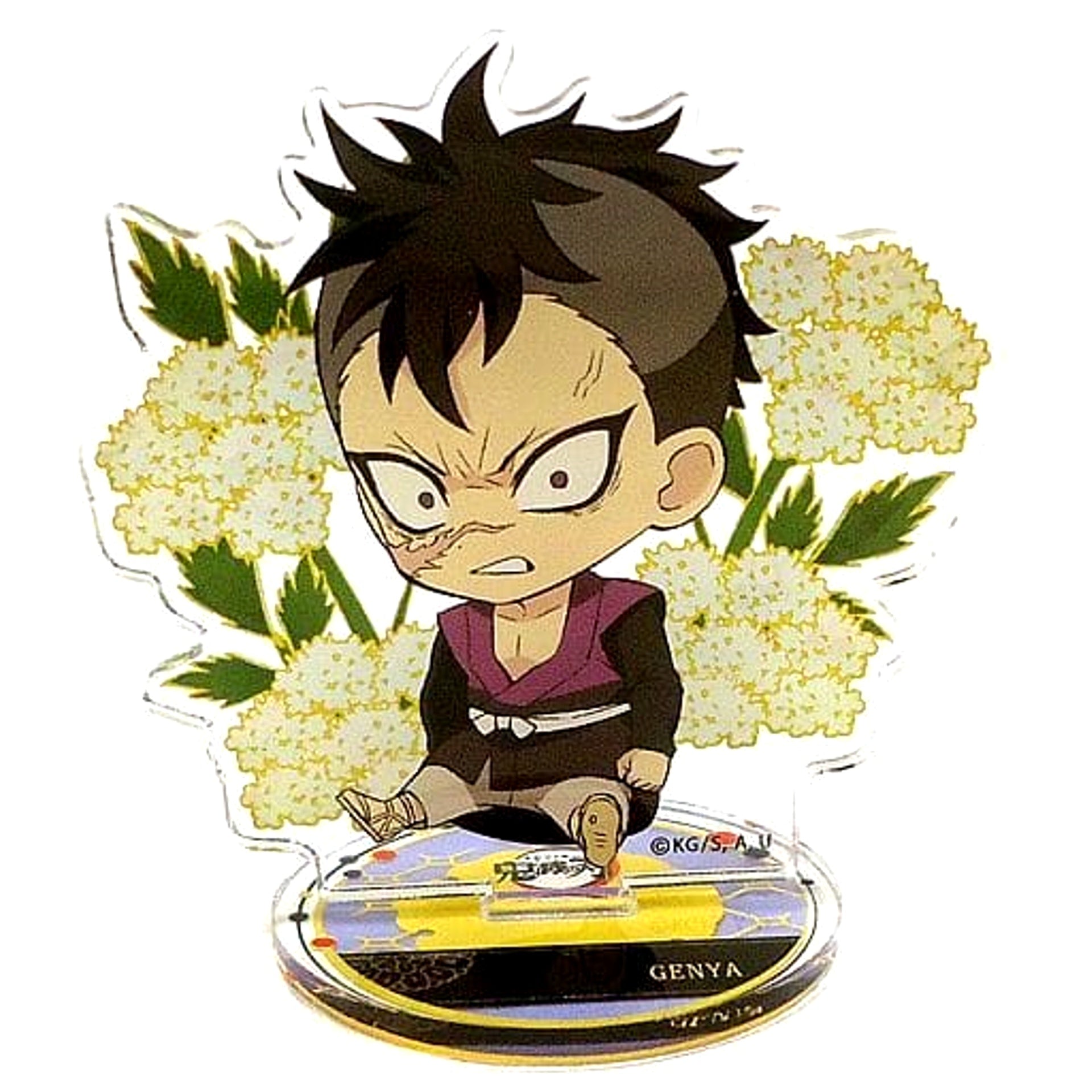 Demon Slayer: Kimetsu no Yaiba x Lawson Genya Shinazugawa Petanko Trading Acrylic Stand -Miyabi- Acrylic Stands [USED]