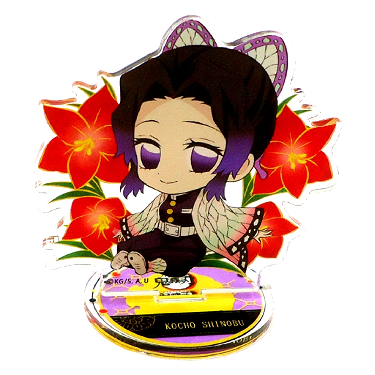 Shinobu Kocho Demon Slayer: Kimetsu no Yaiba x Lawson Petanko Trading Acrylic Stand - Miyabihana - [USED]