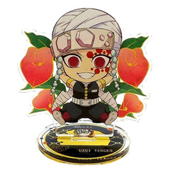 Demon Slayer: Kimetsu no Yaiba Tengen Uzui Petanko Trading Acrylic Stand - Gaka - Lawson Collaboration Acrylic Stands [USED]