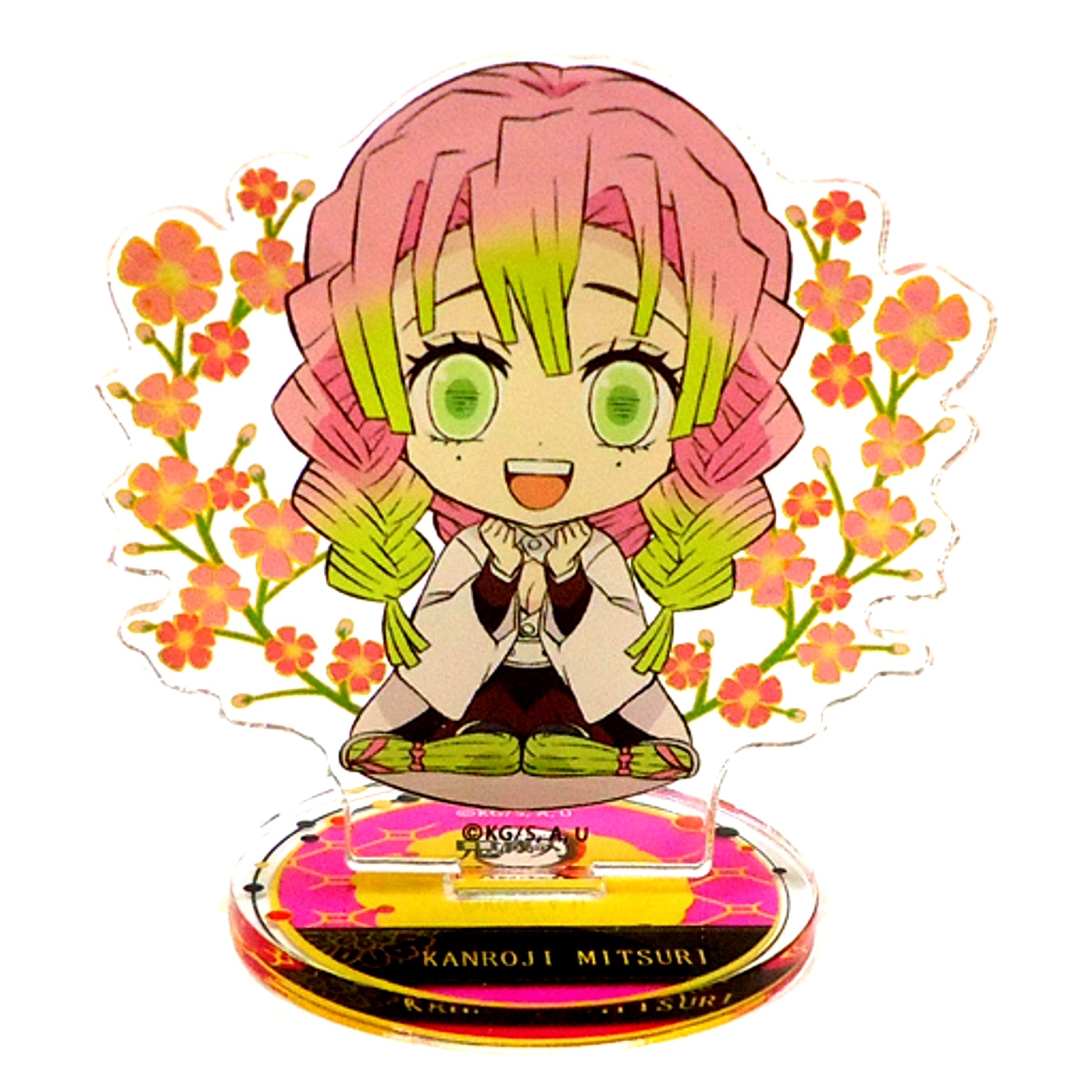 Mitsuri Kanroji Demon Slayer: Kimetsu no Yaiba x Lawson Petanko Trading Acrylic Stand - Miyabihana - [USED]
