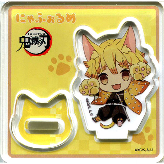 Zenitsu Agatsuma Nyaforume Acrylic Stand Demon Slayer [USED]